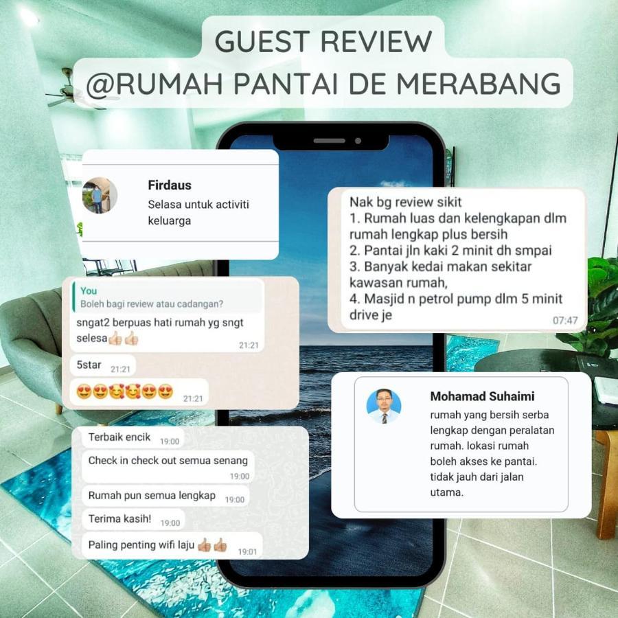 Rumah Pantai De Merabang บาชอค ภายนอก รูปภาพ