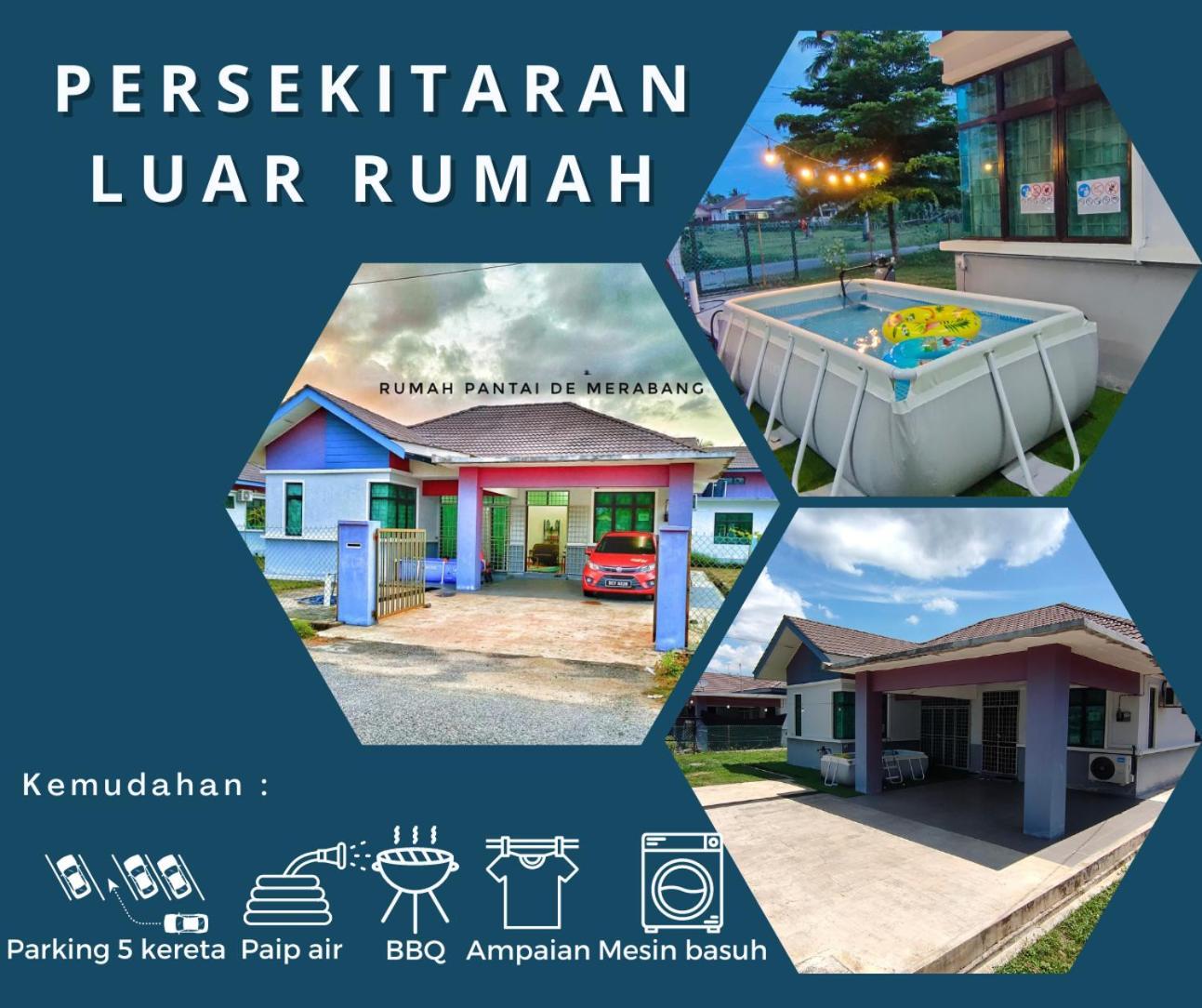 Rumah Pantai De Merabang บาชอค ภายนอก รูปภาพ